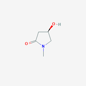 molecular formula C5H9NO2 B2615673 (4R)-4-Hydroxy-1-methylpyrrolidin-2-one CAS No. 252642-41-4