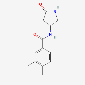 3,4-dimethyl-N-(5-oxopyrrolidin-3-yl)benzamide