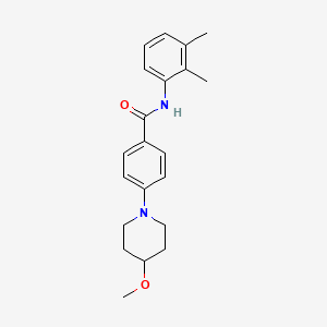 molecular formula C21H26N2O2 B2615731 N-(2,3-dimethylphenyl)-4-(4-methoxypiperidin-1-yl)benzamide CAS No. 2034468-41-0