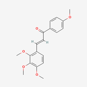 molecular formula C19H20O5 B2615747 (2E)-1-(4-methoxyphenyl)-3-(2,3,4-trimethoxyphenyl)prop-2-en-1-one CAS No. 1639856-65-7