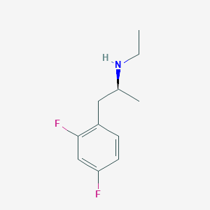 molecular formula C11H15F2N B2615757 (2S)-1-(2,4-Difluorophenyl)-N-ethylpropan-2-amine CAS No. 2248210-06-0