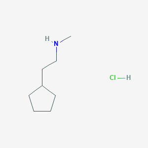 N-Methyl cyclopentaneethanamine HCl