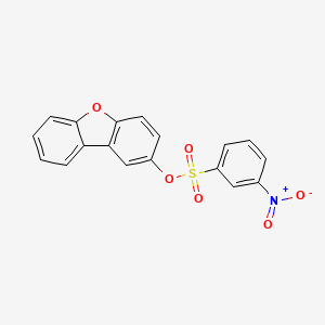 Dibenzofuran-2-yl 3-nitrobenzenesulfonate