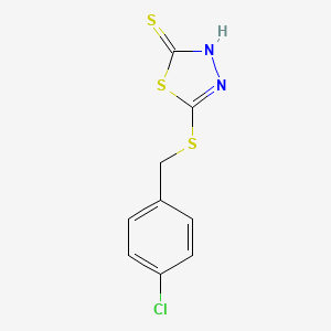 5-[(4-Chlorobenzyl)sulfanyl]-1,3,4-thiadiazole-2-thiol