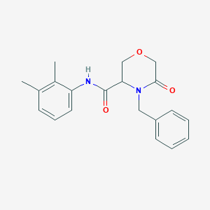 4-benzyl-N-(2,3-dimethylphenyl)-5-oxomorpholine-3-carboxamide