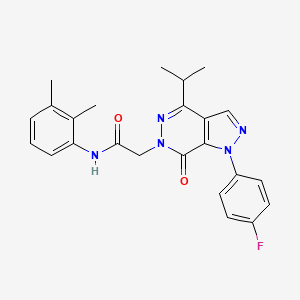 N-(2,3-dimethylphenyl)-2-(1-(4-fluorophenyl)-4-isopropyl-7-oxo-1H-pyrazolo[3,4-d]pyridazin-6(7H)-yl)acetamide