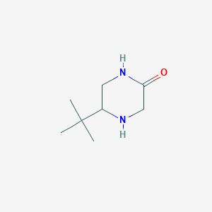 molecular formula C8H16N2O B2615955 5-Tert-butylpiperazin-2-one CAS No. 1509510-94-4