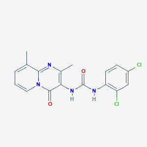 1-(2,4-dichlorophenyl)-3-(2,9-dimethyl-4-oxo-4H-pyrido[1,2-a]pyrimidin-3-yl)urea