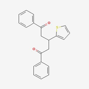 1,5-Diphenyl-3-(thiophen-2-yl)pentane-1,5-dione