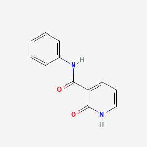 molecular formula C12H10N2O2 B2615989 2-Oxo-N-phenyl-1,2-dihydropyridine-3-carboxamide CAS No. 944740-34-5