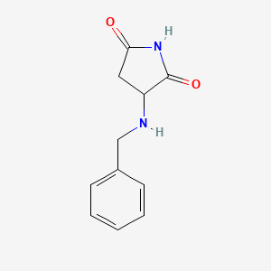 molecular formula C11H12N2O2 B2615997 3-(苯甲氨基)吡咯烷-2,5-二酮 CAS No. 51827-45-3