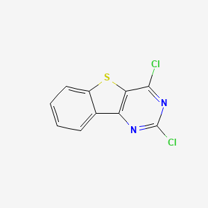 molecular formula C10H4Cl2N2S B2616164 2,4-二氯苯并[4,5]噻吩并[3,2-d]嘧啶 CAS No. 160199-05-3