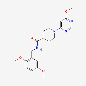 N-(2,5-dimethoxybenzyl)-1-(6-methoxypyrimidin-4-yl)piperidine-4-carboxamide