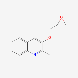 2-Methyl-3-(oxiran-2-ylmethoxy)quinoline