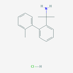 2-[2-(2-Methylphenyl)phenyl]propan-2-amine;hydrochloride