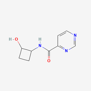 N-(2-hydroxycyclobutyl)pyrimidine-4-carboxamide