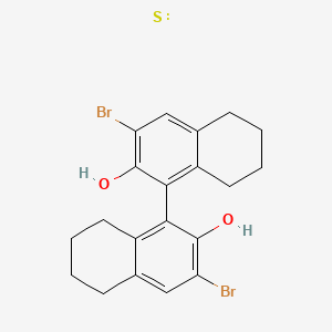 B2616233 (R)-3,3'-Dibromo-5,5',6,6',7,7',8,8'-octahydro-[1,1'-binaphthalene]-2,2'-diol CAS No. 765278-73-7