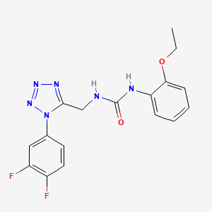 1-((1-(3,4-difluorophenyl)-1H-tetrazol-5-yl)methyl)-3-(2-ethoxyphenyl)urea