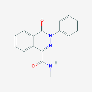 molecular formula C16H13N3O2 B2616317 N-methyl-4-oxo-3-phenyl-3,4-dihydro-1-phthalazinecarboxamide CAS No. 320417-94-5