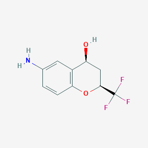 (2S,4S)-6-amino-2-(trifluoromethyl)chroman-4-ol