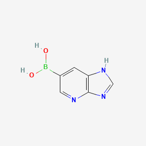 molecular formula C6H6BN3O2 B2616343 (3H-iMidazo[4,5-b]pyridin-6-yl)boronic acid CAS No. 1374263-88-3
