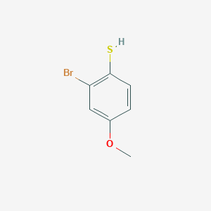 molecular formula C7H7BrOS B2616367 2-Bromo-4-methoxythiophenol CAS No. 145915-19-1