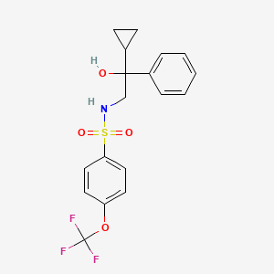 N-(2-cyclopropyl-2-hydroxy-2-phenylethyl)-4-(trifluoromethoxy)benzenesulfonamide