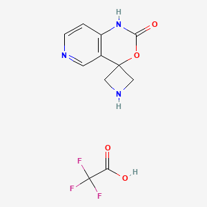Spiro[1H-pyrido[4,3-d][1,3]oxazine-4,3'-azetidine]-2-one;2,2,2-trifluoroacetic acid