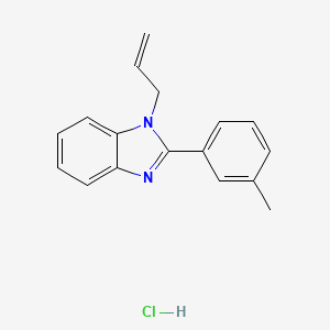 1-allyl-2-(m-tolyl)-1H-benzo[d]imidazole hydrochloride