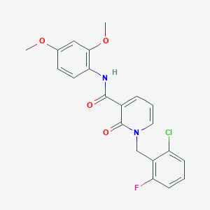 1-(2-chloro-6-fluorobenzyl)-N-(2,4-dimethoxyphenyl)-2-oxo-1,2-dihydropyridine-3-carboxamide