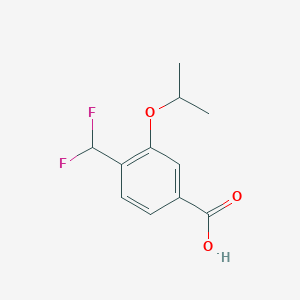 4-(Difluoromethyl)-3-propan-2-yloxybenzoic acid
