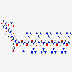 molecular formula C92H171N45O18 B2616421 T-peptide CAS No. 2022956-62-1