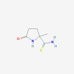 2-Methyl-5-oxopyrrolidine-2-carbothioamide