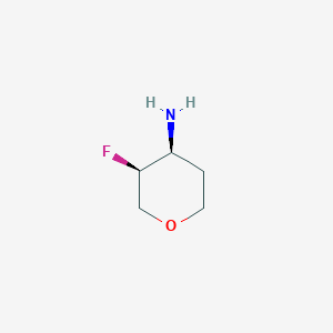 (3S,4S)-3-fluorotetrahydro-2H-pyran-4-amine