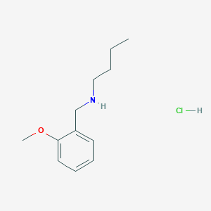 molecular formula C12H20ClNO B2616470 N-(2-Methoxybenzyl)butan-1-amine hydrochloride CAS No. 1158579-56-6