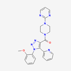 2-(4-{[1-(2-methoxyphenyl)-5-pyridin-2-yl-1H-1,2,3-triazol-4-yl]carbonyl}piperazin-1-yl)pyrimidine