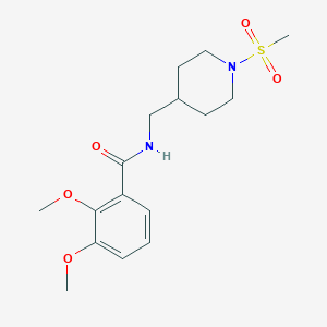 2,3-dimethoxy-N-((1-(methylsulfonyl)piperidin-4-yl)methyl)benzamide