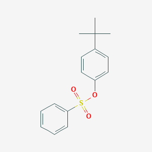 molecular formula C16H18O3S B261650 4-Tert-butylphenyl benzenesulfonate 
