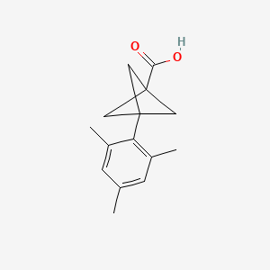 3-(2,4,6-Trimethylphenyl)bicyclo[1.1.1]pentane-1-carboxylic acid