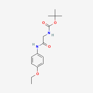 N-(tert-butoxycarbonyl)-N1-(4-ethoxyphenyl)glycinamide