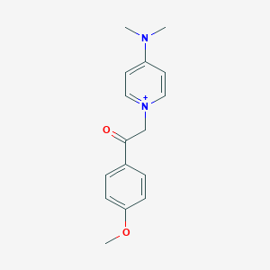 molecular formula C16H19N2O2+ B261658 4-(Dimethylamino)-1-[2-(4-methoxyphenyl)-2-oxoethyl]pyridinium 