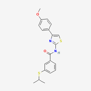 3-(isopropylthio)-N-(4-(4-methoxyphenyl)thiazol-2-yl)benzamide