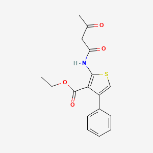 Ethyl 2-(3-oxobutanamido)-4-phenylthiophene-3-carboxylate