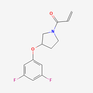 1-[3-(3,5-Difluorophenoxy)pyrrolidin-1-yl]prop-2-en-1-one
