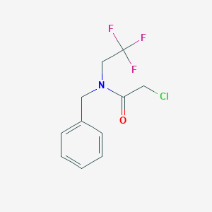 N-benzyl-2-chloro-N-(2,2,2-trifluoroethyl)acetamide