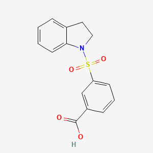 3-(2,3-Dihydro-indole-1-sulfonyl)-benzoic acid