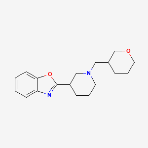 2-[1-(Oxan-3-ylmethyl)piperidin-3-yl]-1,3-benzoxazole