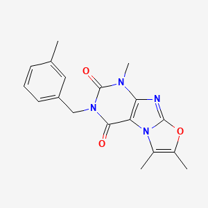 1,6,7-trimethyl-3-(3-methylbenzyl)oxazolo[2,3-f]purine-2,4(1H,3H)-dione