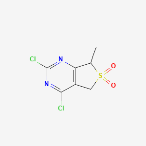 2,4-Dichloro-7-methyl-5,7-dihydrothieno[3,4-d]pyrimidine 6,6-dioxide