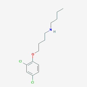 molecular formula C14H21Cl2NO B2616745 N-Butyl-4-(2,4-dichlorophenoxy)-1-butanamine CAS No. 418784-88-0